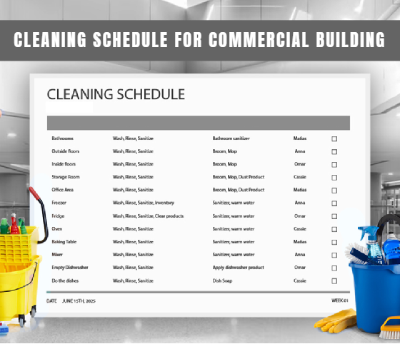 cleaning-schedule-for-commercial-building